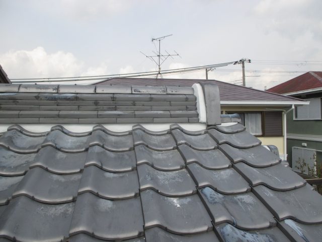 小野市のきれいになった棟瓦